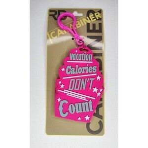 Silicone Luggage Tag Vacation Calories Don't Count